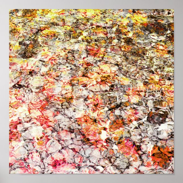 Poster Cool, moderne, coloré abstrait arrière - plan (Devant)