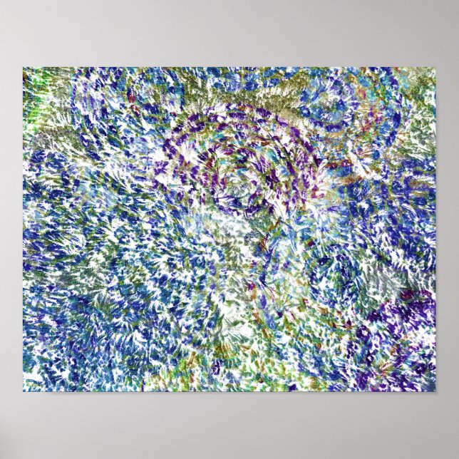 Poster Cool, moderne, tendance coloré abstrait arrière -  (Devant)