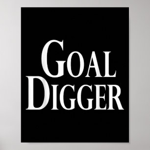 Poster Cool Objectif Digger Humour original