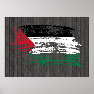 Poster Cool Palestinian flag design