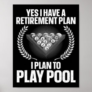 Poster Cool Pool Conception Pour Hommes Femmes Billard Lo