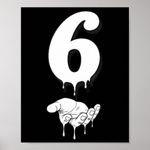 Poster Cool Six Seven 6 7 Mème Costume Slang Gen Alpha Ma