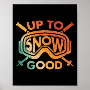 Poster Cool Ski Design Pour Hommes Femmes Ski Ski Snow Sk
