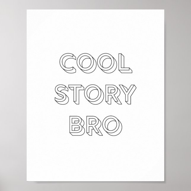 Poster Cool Story Bro (Devant)