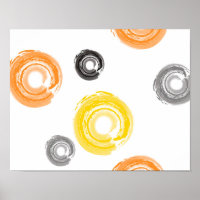 Cool, tendance, urbain, moderne peinture brosse