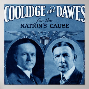 Poster Coolidge et Dawes