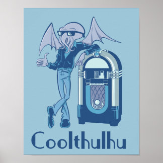 Poster Coolthulhu (cool Cthulhu)