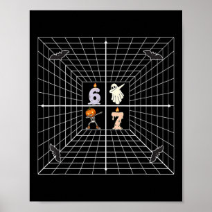 Poster Coordonnée 6 7 Mème drôle de professeur de mathéma