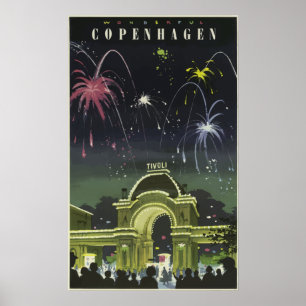 Poster Copenhague - Danemark