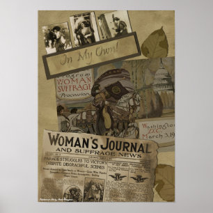 Poster Copie "1913" de Srapbook du suffrage de la femme