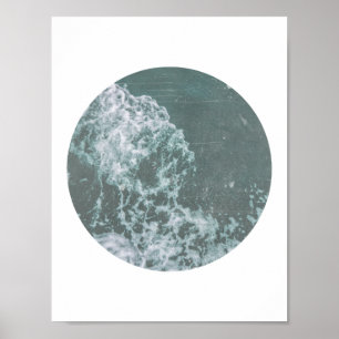 Poster Copie affligée par ressacs