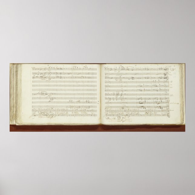 Poster Copie autographique de "La Flûte magique" (Devant)