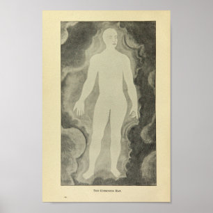 Poster Copie consciente d'art d'homme du cru 1920