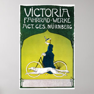 Poster Copie d'affiche : Bicyclettes de Victoria