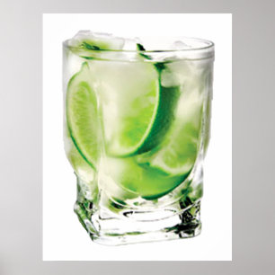 Poster Copie d'AFFICHE de chaux de vodka