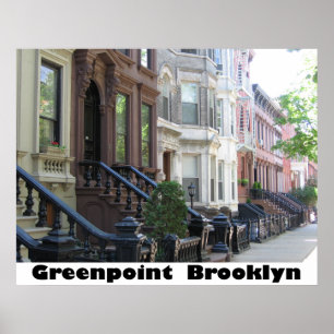 Poster Copie d'affiche de Greenpoint Brooklyn sur la