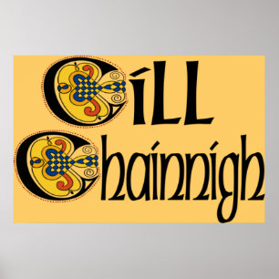 Poster Copie d'affiche de Kilkenny (gaélique)