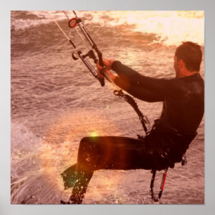 Poster Copie d'affiche de Kiteboard