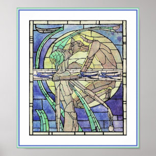 Poster Copie d'affiche :  Été - par Margaret Macdonald