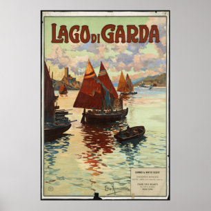 Poster Copie d'annonce d'affiche de Vintage voyage de