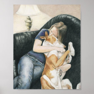Poster Copie d'art de "Katie et de Java"