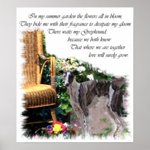 Poster Copie d'art de lévrier