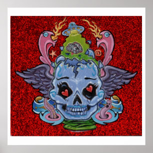Poster Copie d'art de Lobotomy de petit pain de la "roche