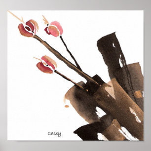 Poster Copie d'art des tulipes trois