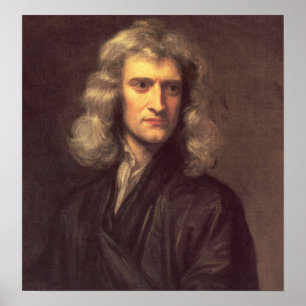 Poster Copie d'art d'Isaac Newton