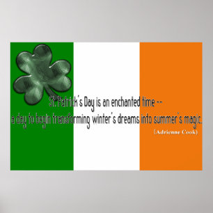 Poster Copie de citation du jour de St Patrick