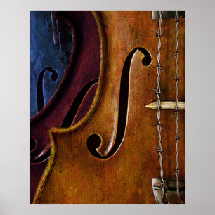 Poster Copie de composition en violon