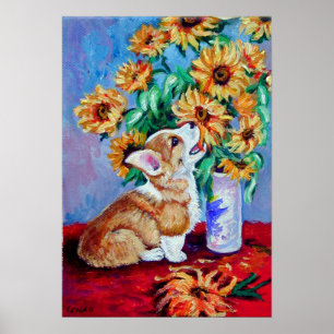 Poster Copie de corgi de Gallois de Pembroke