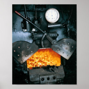 Poster Copie de locomotive à vapeur, la plus de haute