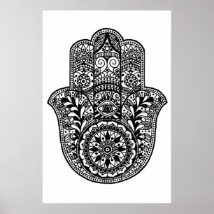 Poster Copie de main de Hamsa