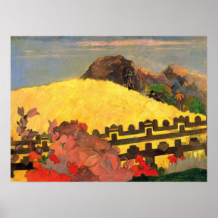 Poster Copie de "Parahi Te Marae" - Paul Gauguin