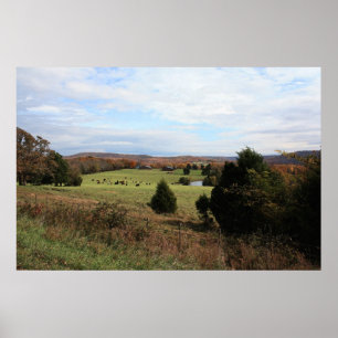 Poster Copie de paysage d'Ozark