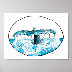 Poster Copie de queue de baleine