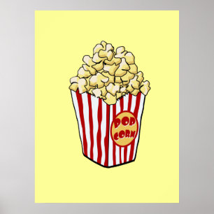 Poster Copie de sac de maïs éclaté de bande dessinée