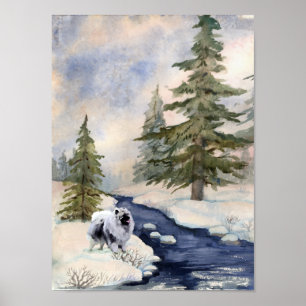 Poster Copie de scène d'hiver
