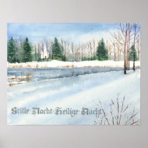 Poster Copie de Stille Nacht Heilige Nacht