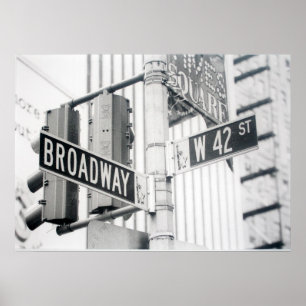 Poster Copie de Times Square de Broadway