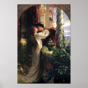 Poster Copie de toile de monsieur Frank Dicksee, de Romeo