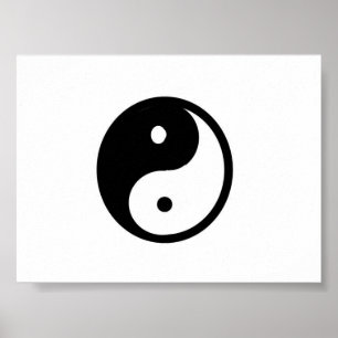 Poster Copie de toile de Yin/Yang