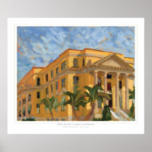 Poster Copie de tribunal de Palm Beach