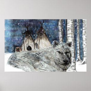 Poster Copie d'HIVER de LAKOTA