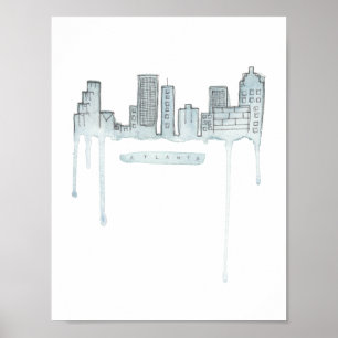 Poster Copie d'horizon d'Atlanta