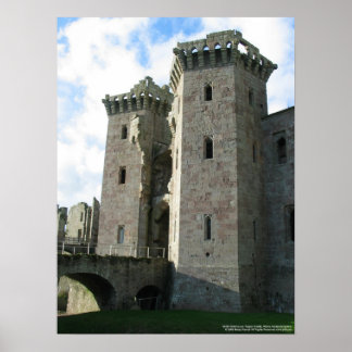 Poster Copie du château de Gatehouse Raglan 20263