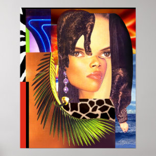 Poster Copie géniale 14" d'affiche de collage x 17"