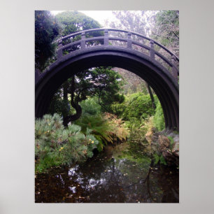 Poster Copie japonaise de jardin de thé