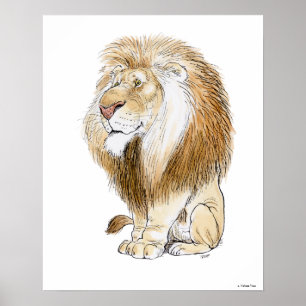 Poster Copie magnifique de lion par Wallace Tripp